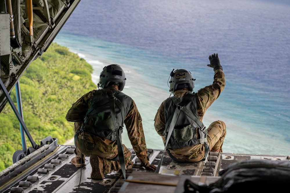 374 AEW Airmen bring holiday drops to islanders