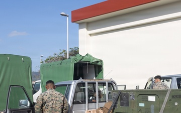 12th LLB Marines Participate in a Non-Tactical Vehicle Training Exercise