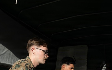 12th LLB Marines Participate in a Non-Tactical Vehicle Training Exercise