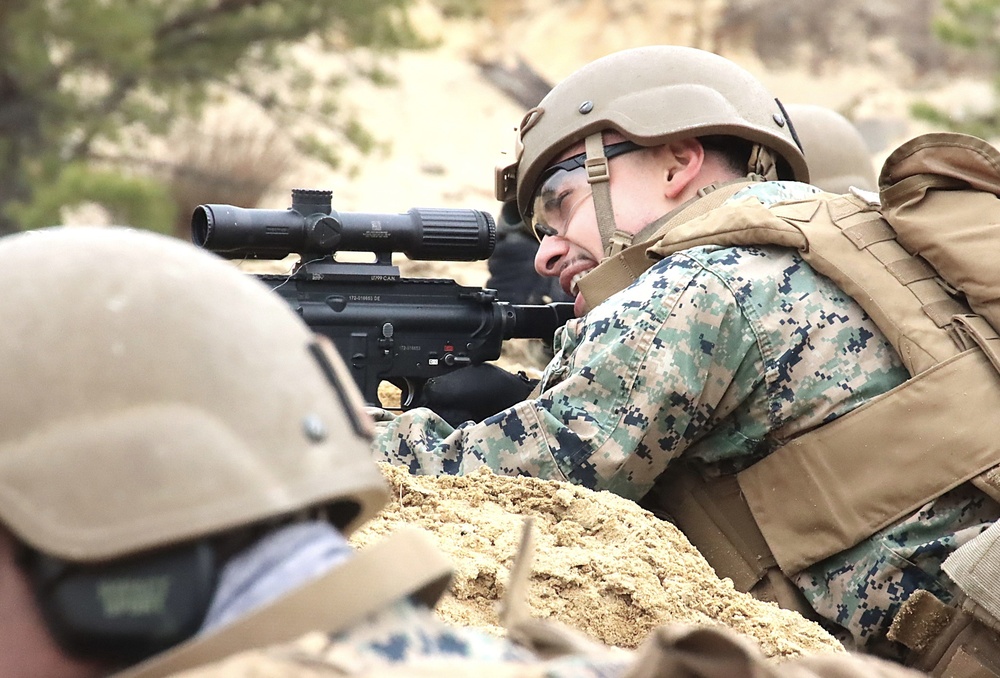 JB MDL- 2 BN 25 Marines, Co. F, Team Live Fire Training