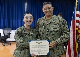 Sailor Awarded Navy and Marine Corps Achievement Medal for Life-Saving Response Aboard Commercial Flight