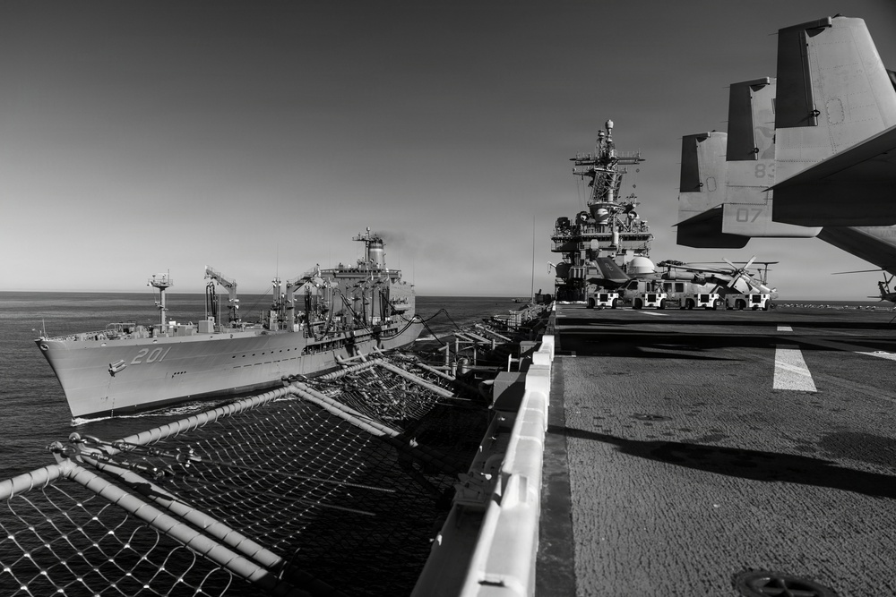 11th MEU Marines, Sailors complete a Replenishment-at-sea