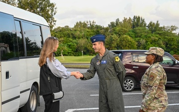 American Red Cross tours Kadena