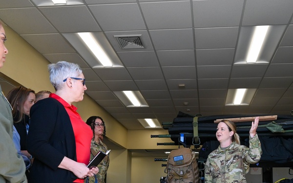 American Red Cross tours Kadena