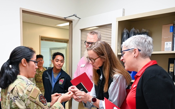 American Red Cross tours Kadena