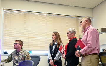 American Red Cross tours Kadena