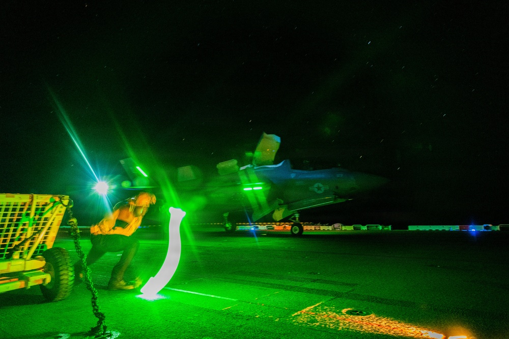 11th MEU F-35Bs Launch from the USS Boxer