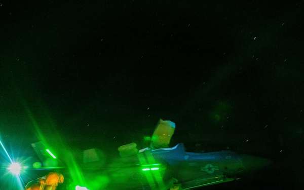 11th MEU F-35Bs Launch from the USS Boxer