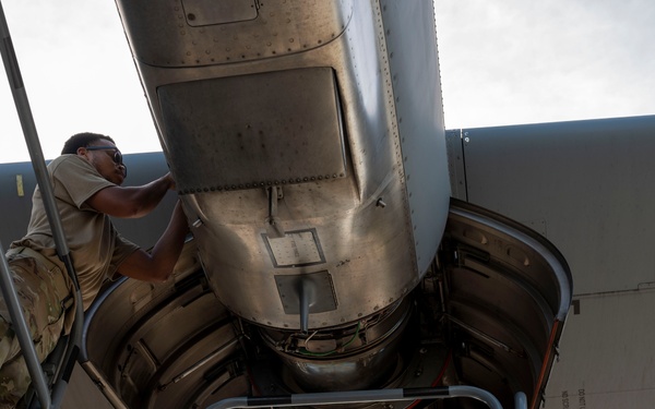 374 AEW maintainers ensure mission-ready aircraft during OCD25