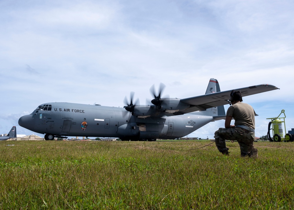 374 AEW maintainers ensure mission-ready aircraft during OCD25
