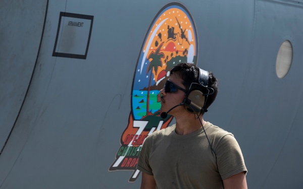 374 AEW maintainers ensure mission-ready aircraft during OCD25