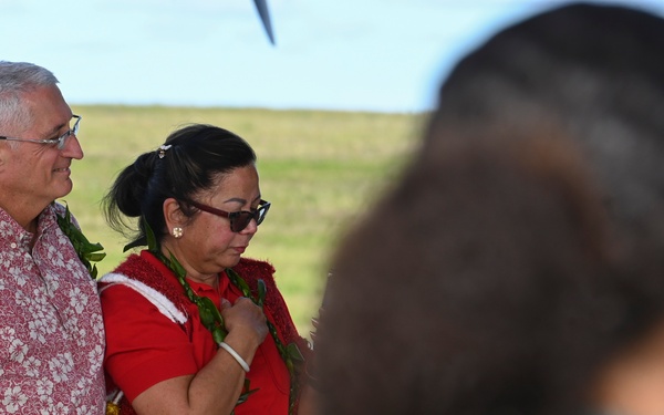 Fallen Airman honored during Operation Christmas Drop