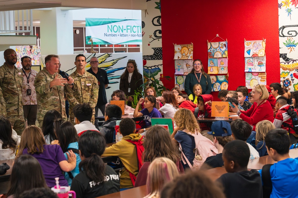 18th Wing leaders recognize Amelia Earhart students for community impact