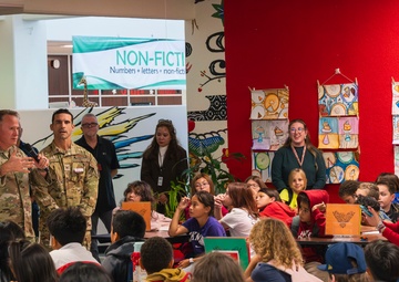 18th Wing leaders recognize Amelia Earhart students for community impact