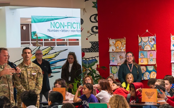 18th Wing leaders recognize Amelia Earhart students for community impact