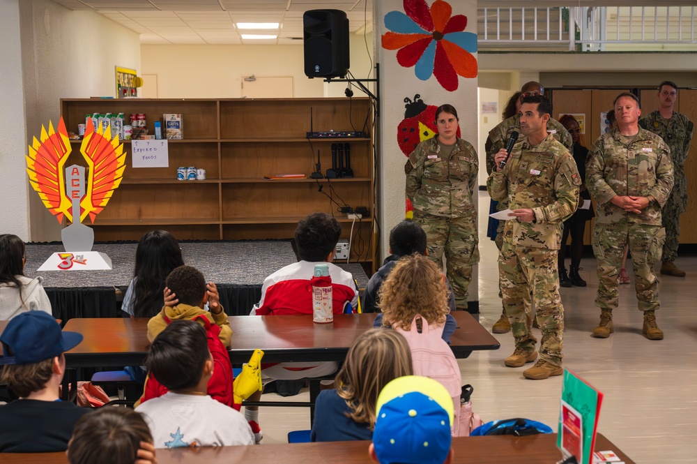 18th Wing leaders recognize Amelia Earhart students for community impact