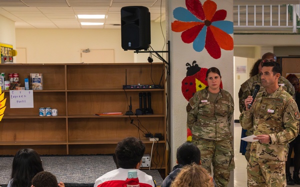 18th Wing leaders recognize Amelia Earhart students for community impact