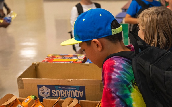 18th Wing leaders recognize Amelia Earhart students for community impact