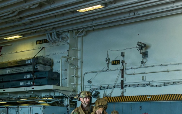 11th MEU Marines, Sailors conduct TRAP Drill