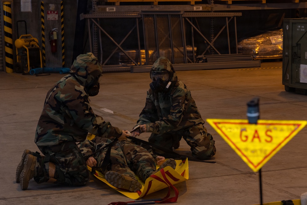 Kubasaki HS Marine Corps JROTC class tours MCAS Futenma