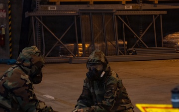 Kubasaki HS Marine Corps JROTC class tours MCAS Futenma