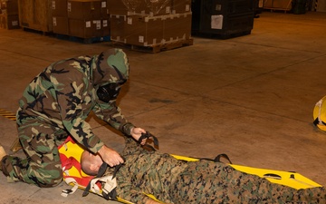 Kubasaki HS Marine Corps JROTC class tours MCAS Futenma