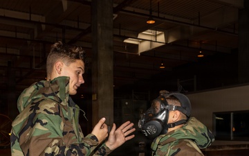 Kubasaki HS Marine Corps JROTC class tours MCAS Futenma