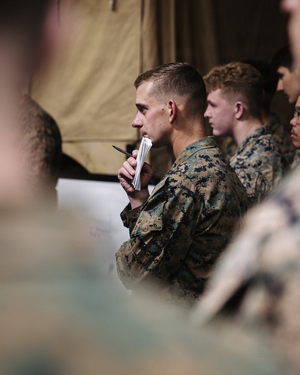 11th MEU Marines, Sailors Conduct Concept of Operations Brief