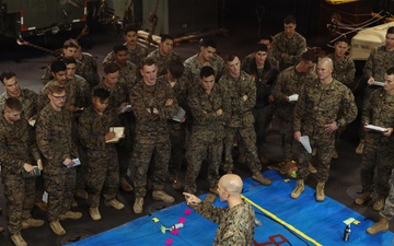 11th MEU Marines, Sailors Conduct Concept of Operations Brief