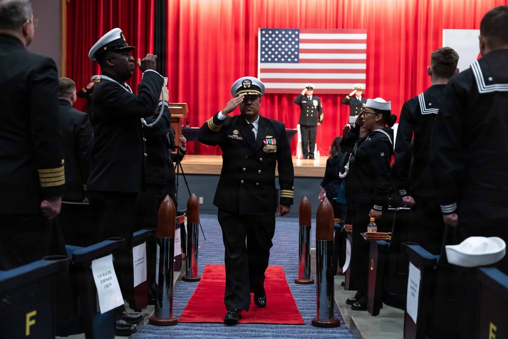 USS Ralph Johnson (DDG 114) Conducts Change of Command Ceremony