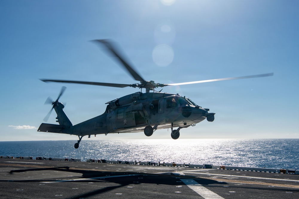Boxer Conducts Flight Operations