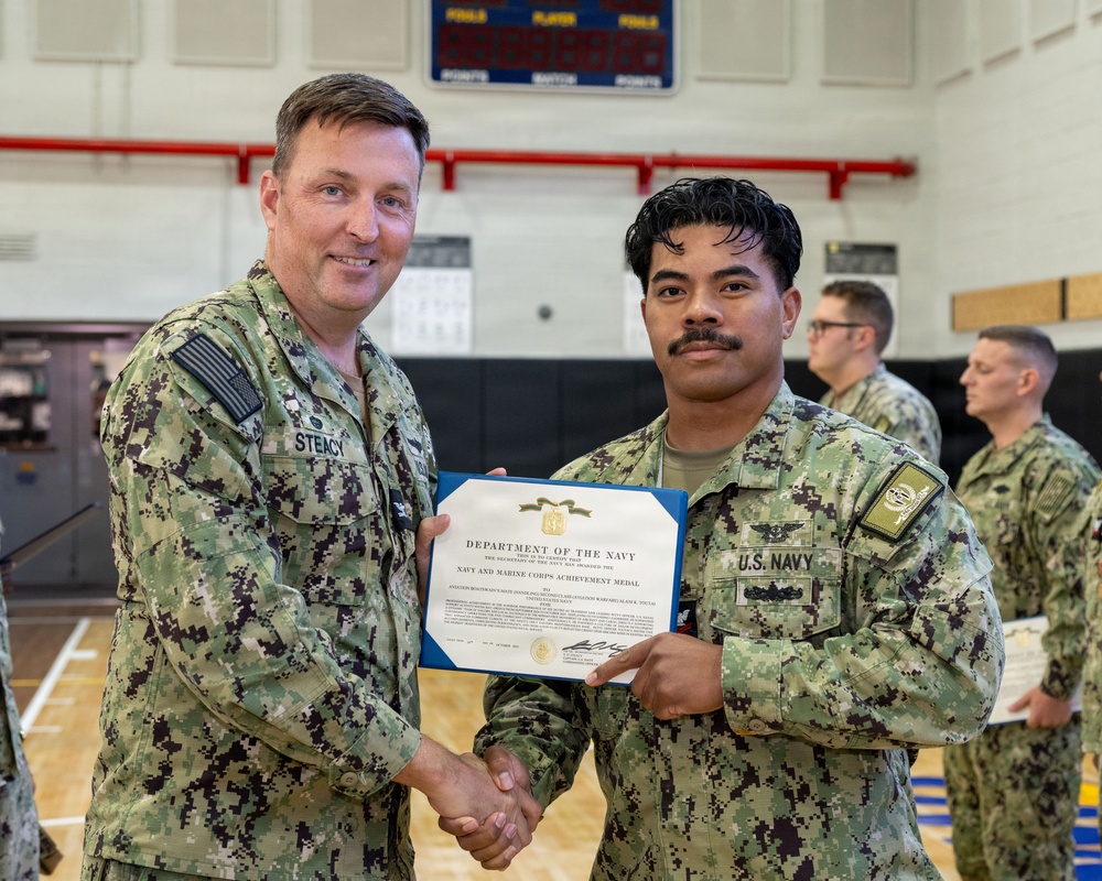 NSA Souda Bay October Awards at Quarters