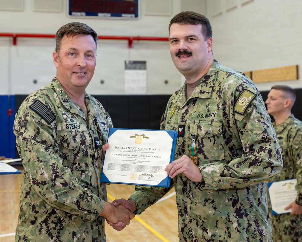 NSA Souda Bay October Awards at Quarters