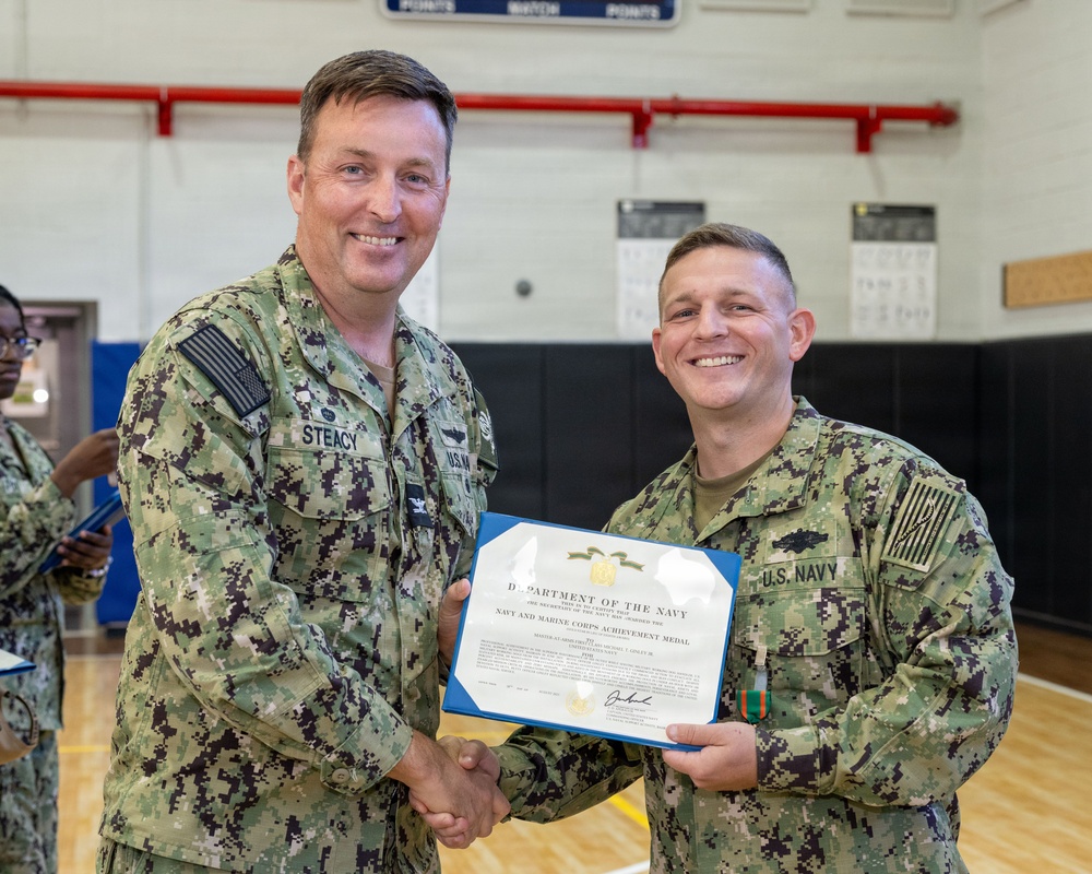 NSA Souda Bay October Awards at Quarters