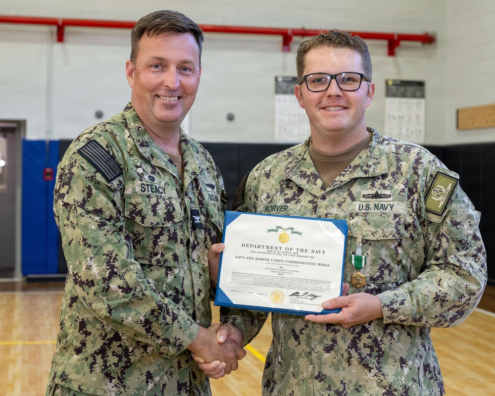 NSA Souda Bay October Awards at Quarters