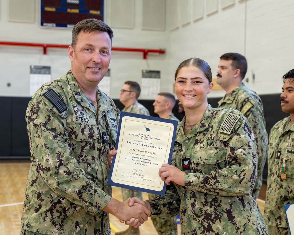 NSA Souda Bay October Awards at Quarters