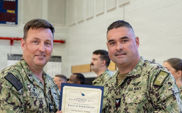 NSA Souda Bay October Awards at Quarters