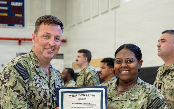 NSA Souda Bay October Awards at Quarters
