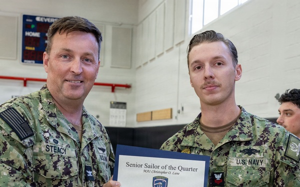 NSA Souda Bay October Awards at Quarters