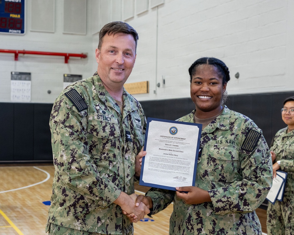 NSA Souda Bay October Awards at Quarters