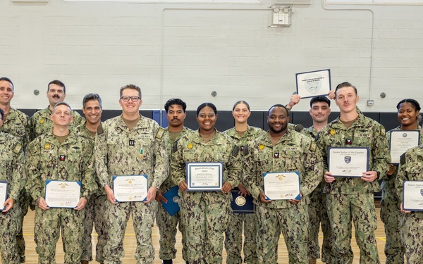 NSA Souda Bay October Awards at Quarters
