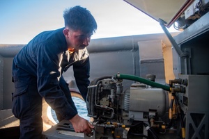 USS Ross CIWS firing