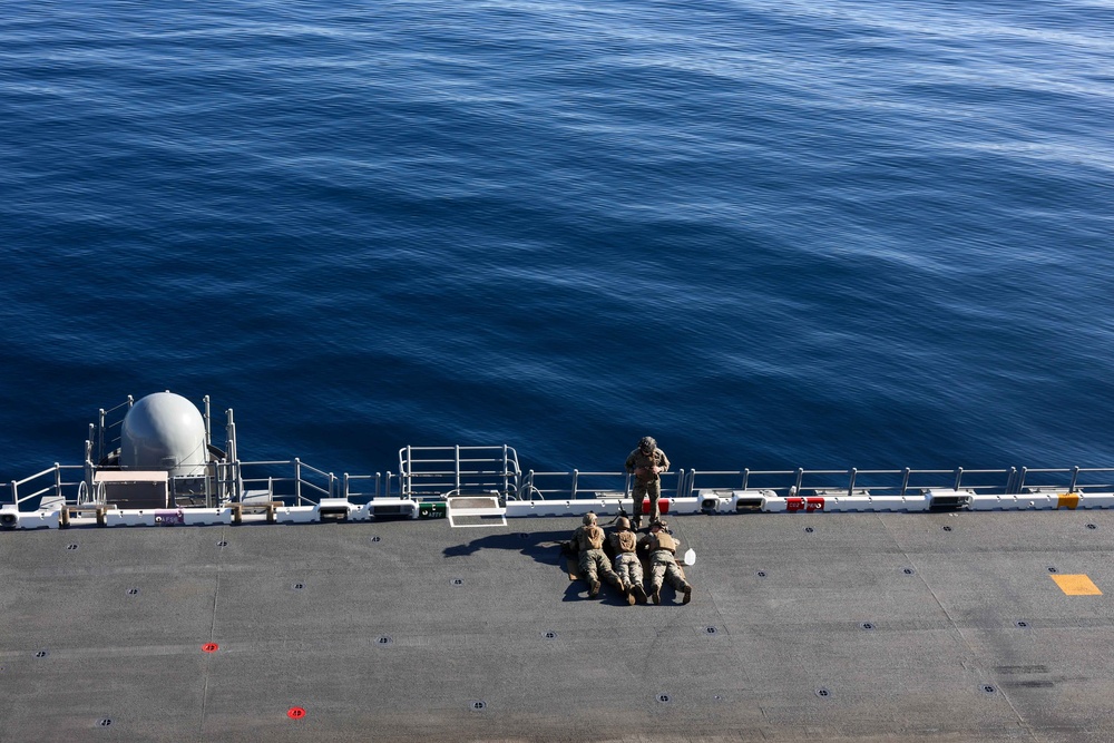 USS Boxer, 11th MEU DATF, SCAT Strait Transit