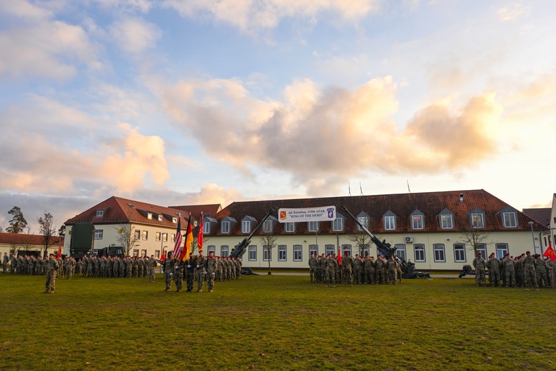 4-319th AFAR, 173rd AB, Change of Responsibility