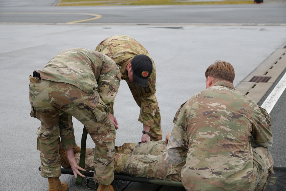 C/1-214th GSAB conducts MEDEVAC training with 101st Airborne Division
