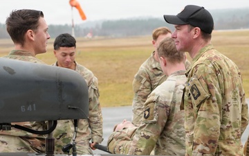 C/1-214th GSAB conducts MEDEVAC training with 101st Airborne Division