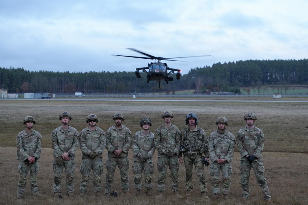 C/1-214th GSAB conducts MEDEVAC training with 101st Airborne Division