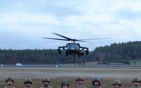 C/1-214th GSAB conducts MEDEVAC training with 101st Airborne Division