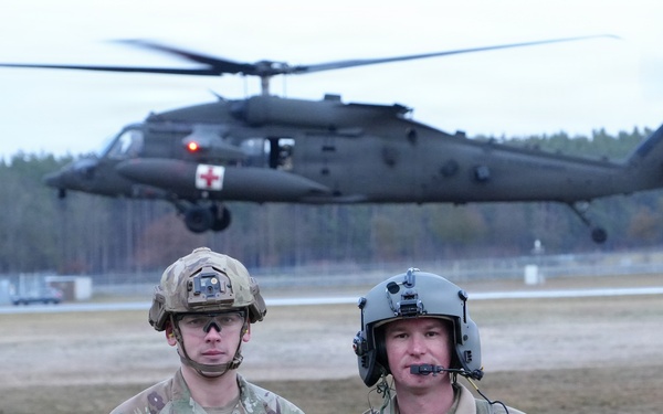 C/1-214th GSAB conducts MEDEVAC training with 101st Airborne Division