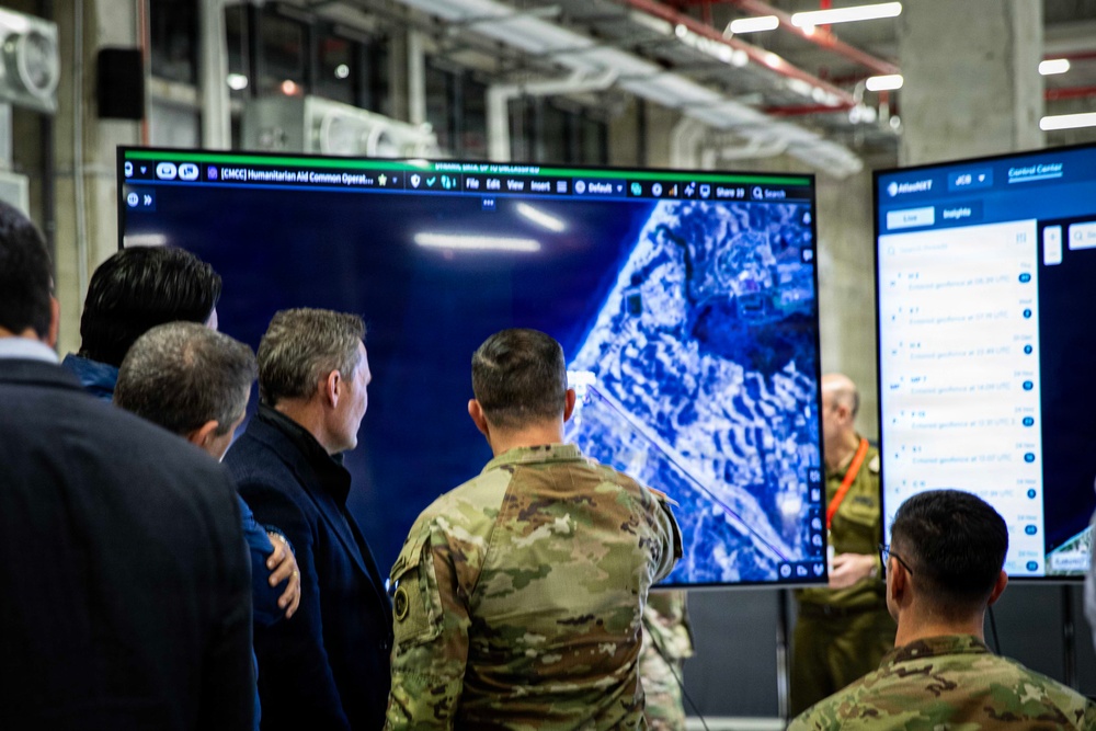 United Nations Ambassadors Visit the Civil-Military Coordination Center